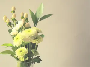 家族葬の供花のイメージ